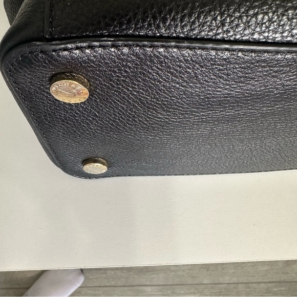 Michael Kors Black Pebbled Leather Jet Set Tote Bag - Picture 12 of 12